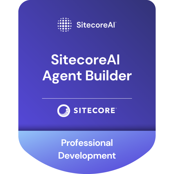 SitecoreAI Agent Builder Badge