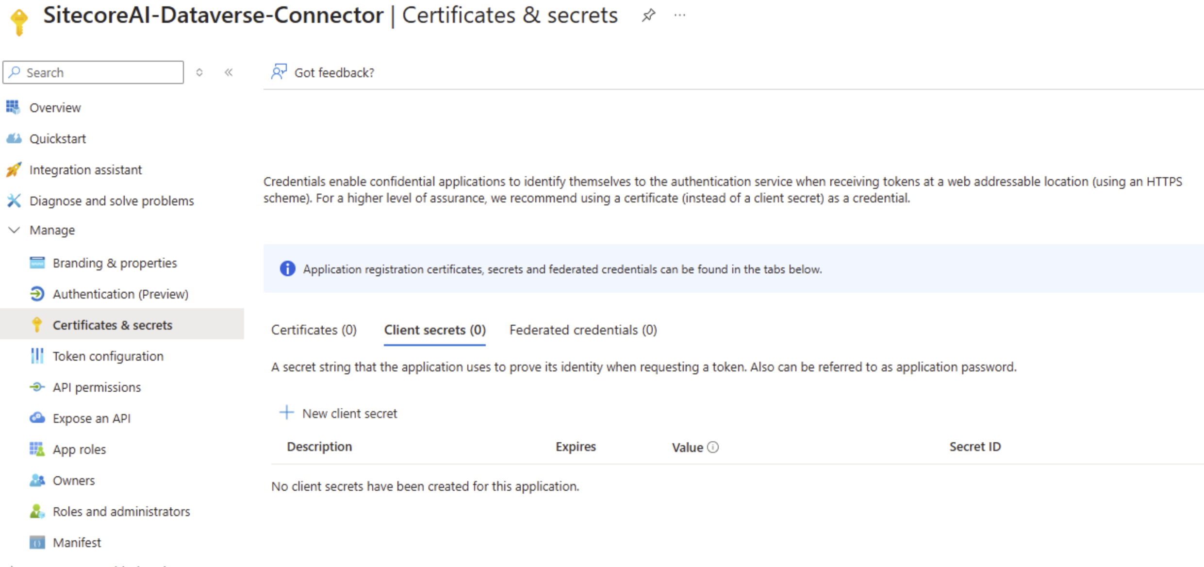 Microsoft Azure AD App Client Secret or Certificate
