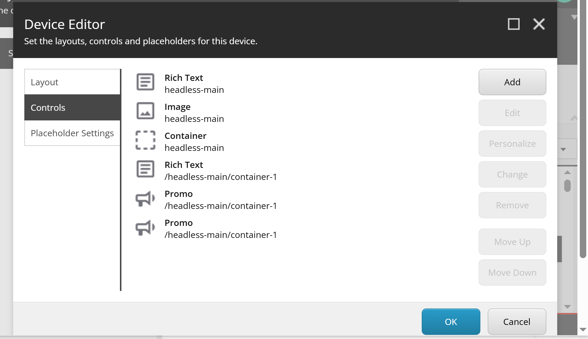 SitecoreAI Page Builder Component Positioning